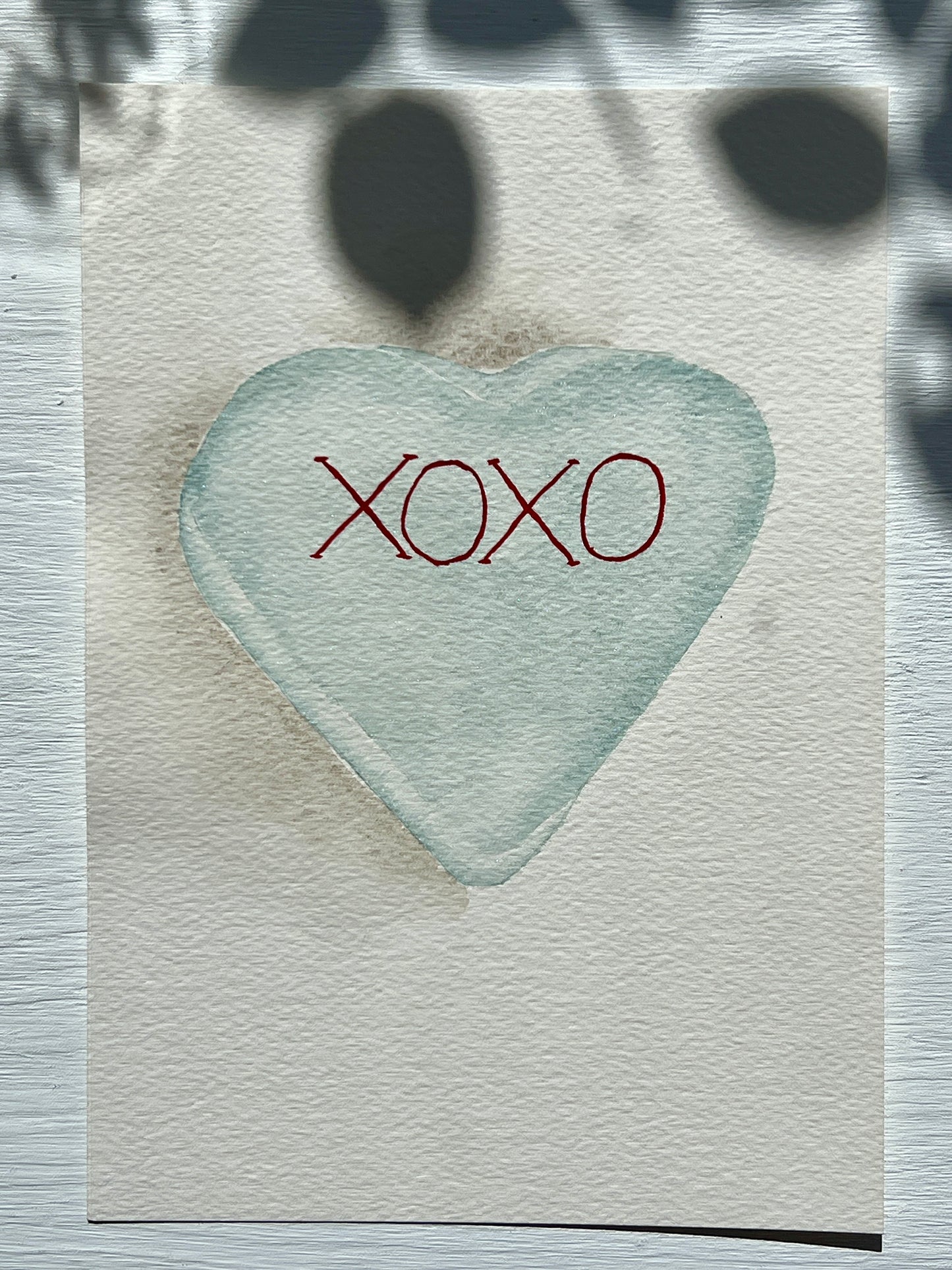 Candy Heart Original Watercolour Greeting Cards A5